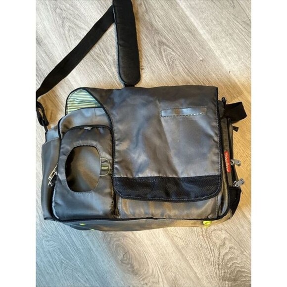 Fisher-Price Handbags - Fisher‎ Price Diaper Bag Tote Multi Purpose Bag Many Pockets ShoulderGrip Handle